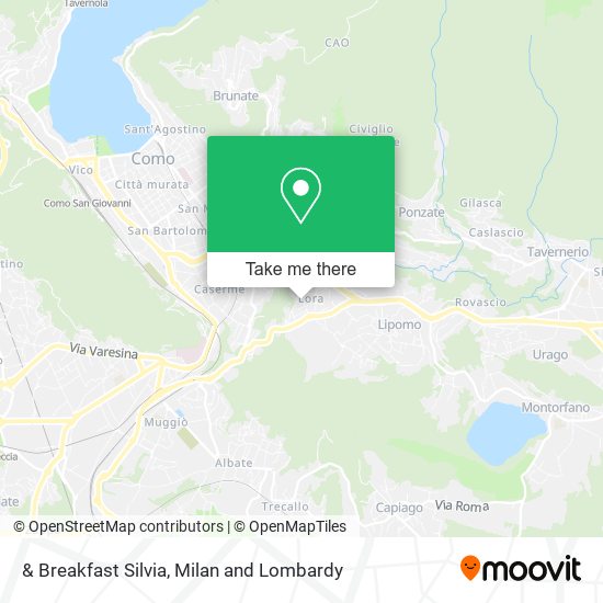 & Breakfast Silvia map