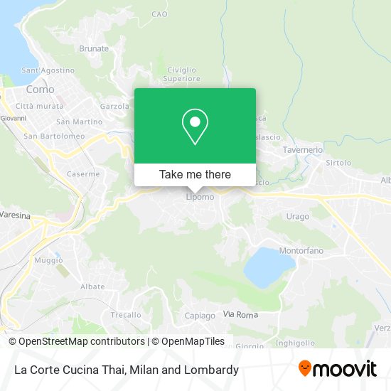 La Corte Cucina Thai map