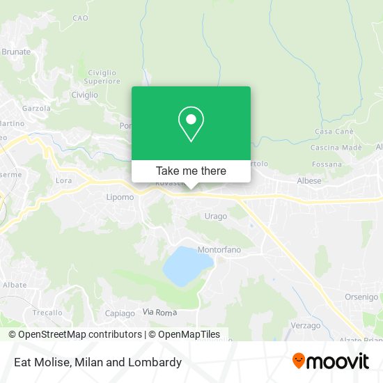 Eat Molise map