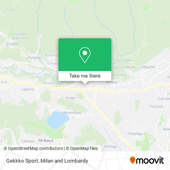 Gekkko Sport map