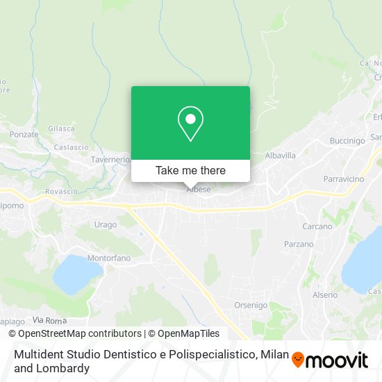 Multident Studio Dentistico e Polispecialistico map