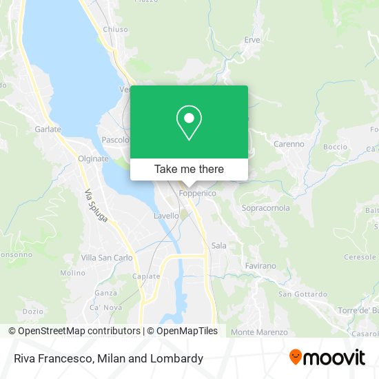 Riva Francesco map