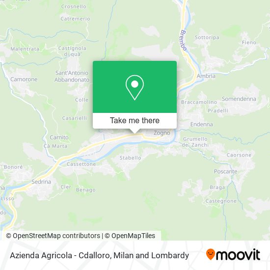 Azienda Agricola - Cdalloro map