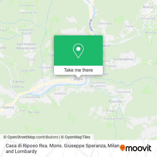 Casa di Riposo Rsa. Mons. Giuseppe Speranza map