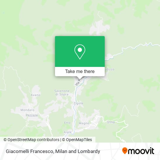 Giacomelli Francesco map