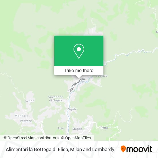 Alimentari la Bottega di Elisa map