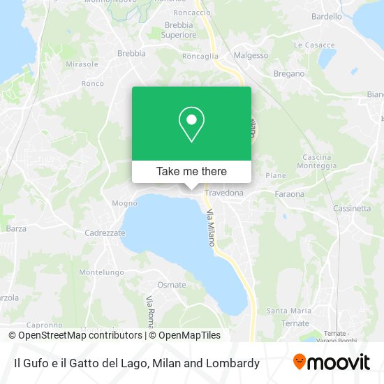 Il Gufo e il Gatto del Lago map