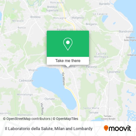 Il Laboratorio della Salute map