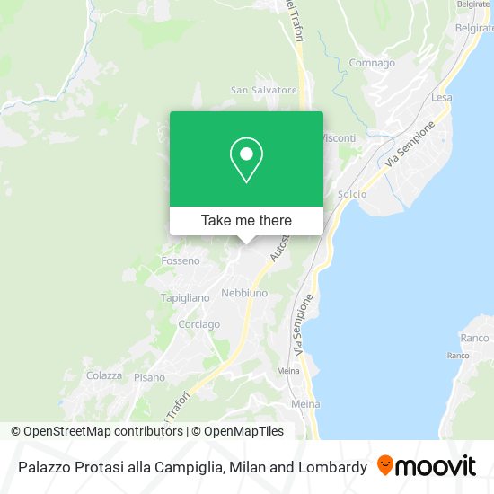 Palazzo Protasi alla Campiglia map