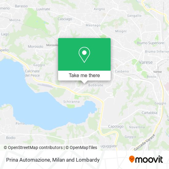 Prina Automazione map