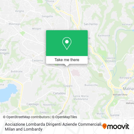 Aociazione Lombarda Dirigenti Aziende Commerciali map