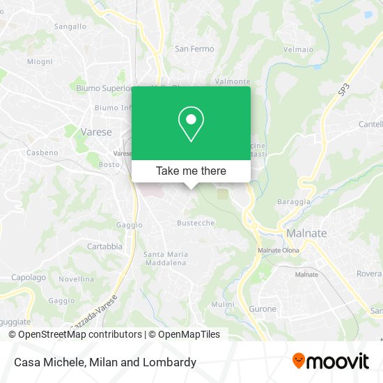 Casa Michele map
