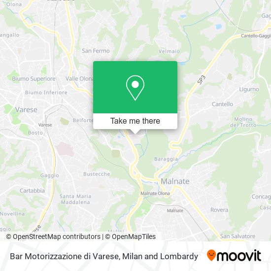 Bar Motorizzazione di Varese map