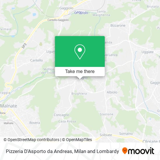 Pizzeria D'Asporto da Andreas map