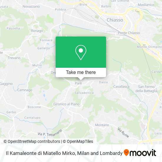 Il Kamaleonte di Miatello Mirko map