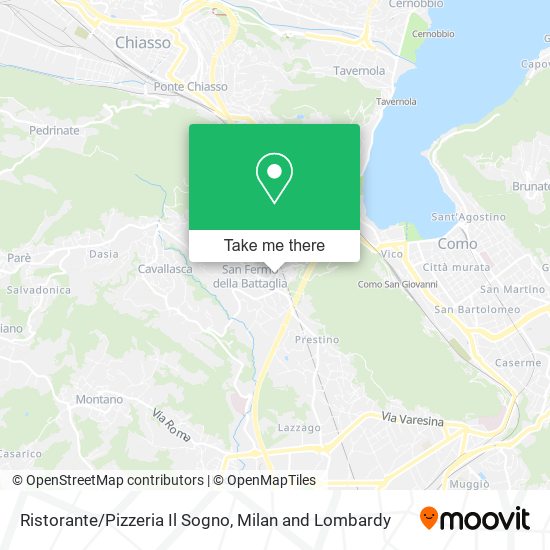 Ristorante/Pizzeria Il Sogno map