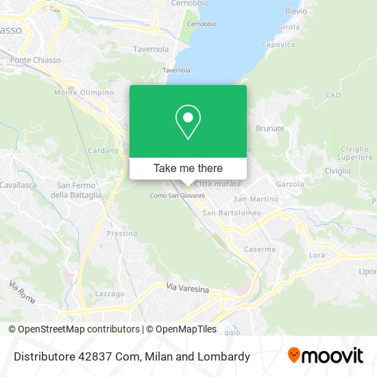 Distributore 42837 Com map