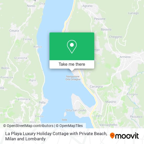 La Playa Luxury Holiday Cottage with Private Beach map