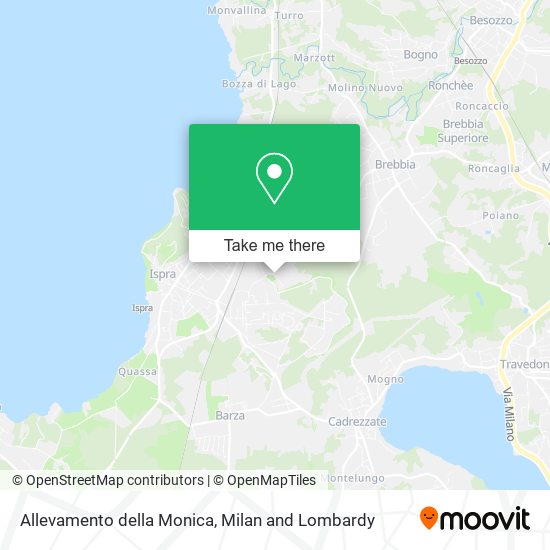 Allevamento della Monica map