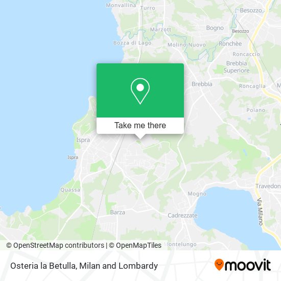 Osteria la Betulla map