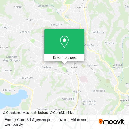 Family Care Srl Agenzia per il Lavoro map