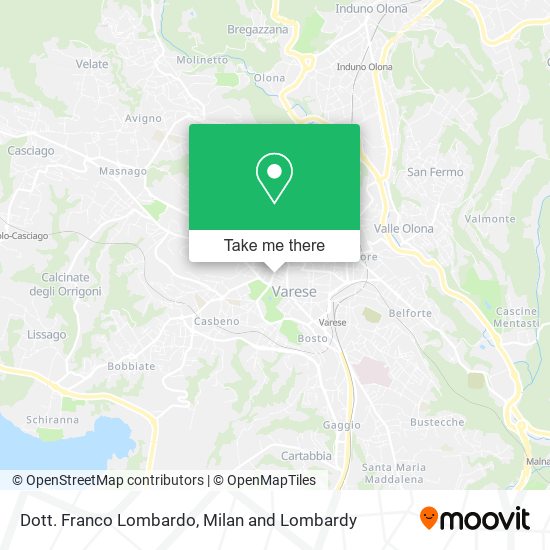 Dott. Franco Lombardo map