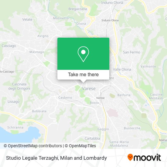 Studio Legale Terzaghi map
