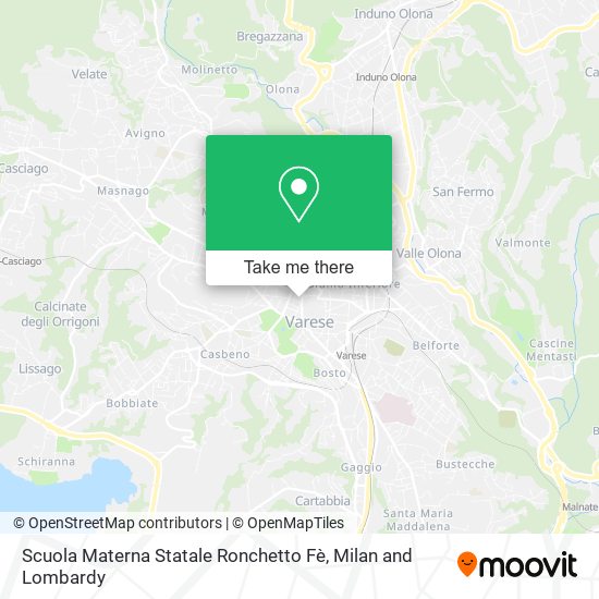 Scuola Materna Statale Ronchetto Fè map