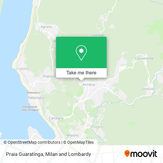 Praia Guaratinga map