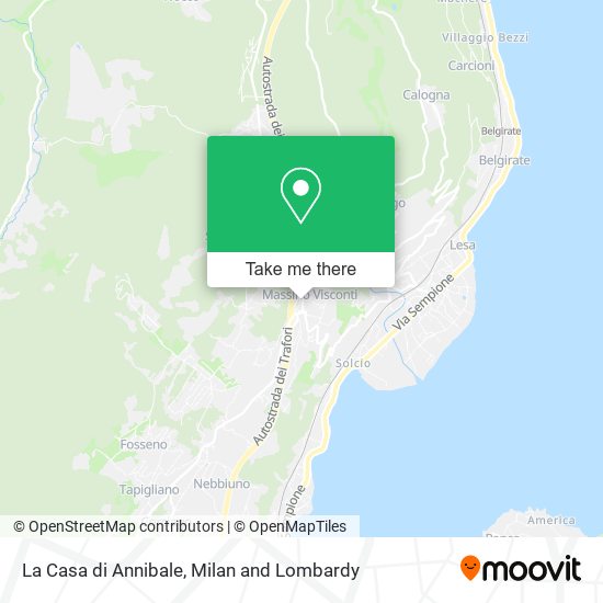 La Casa di Annibale map