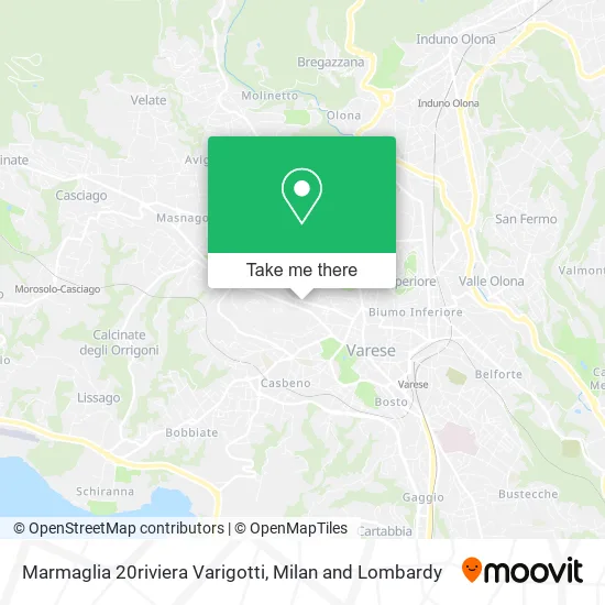 Marmaglia 20riviera Varigotti map