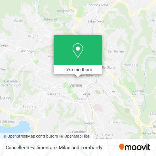 Cancelleria Fallimentare map