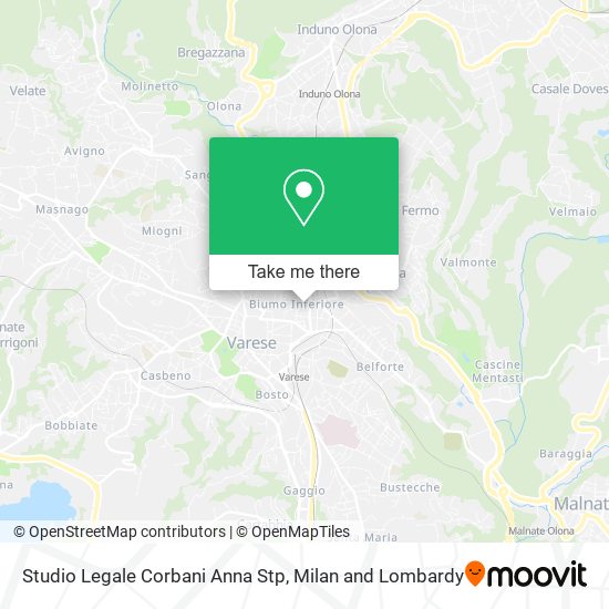 Studio Legale Corbani Anna Stp map