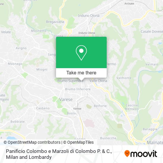 Panificio Colombo e Marzoli di Colombo P. & C. map