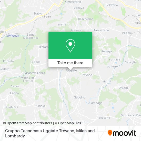 Gruppo Tecnocasa Uggiate Trevano map