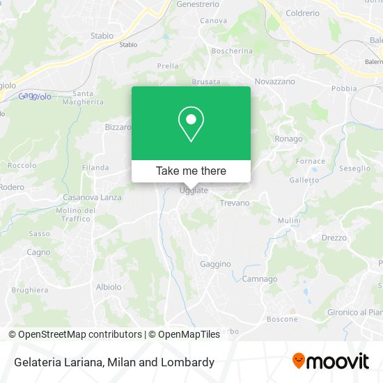 Gelateria Lariana map