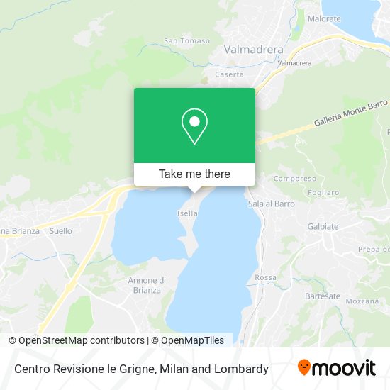 Centro Revisione le Grigne map