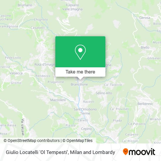 Giulio Locatelli 'Ol Tempesti' map