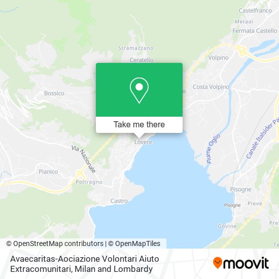 Avaecaritas-Aociazione Volontari Aiuto Extracomunitari map