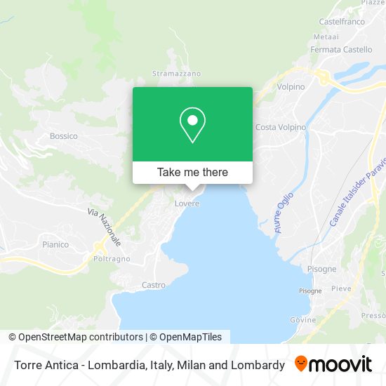 Torre Antica - Lombardia, Italy map