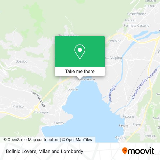 Bclinic Lovere map