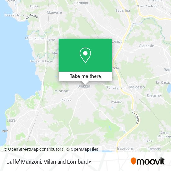 Caffe' Manzoni map