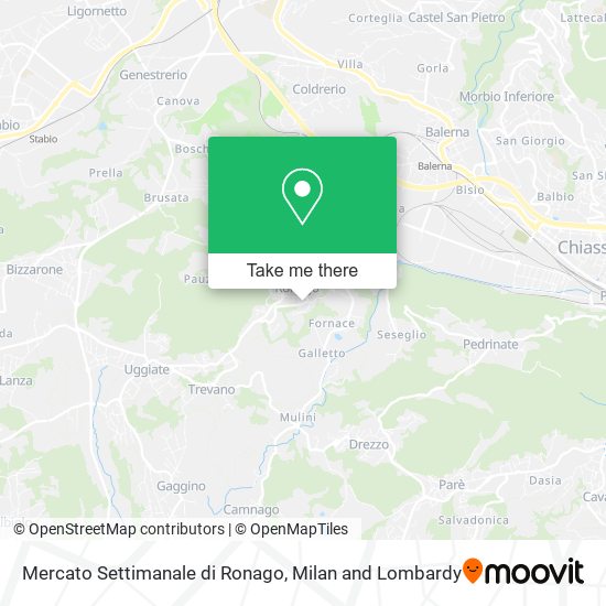 Mercato Settimanale di Ronago map