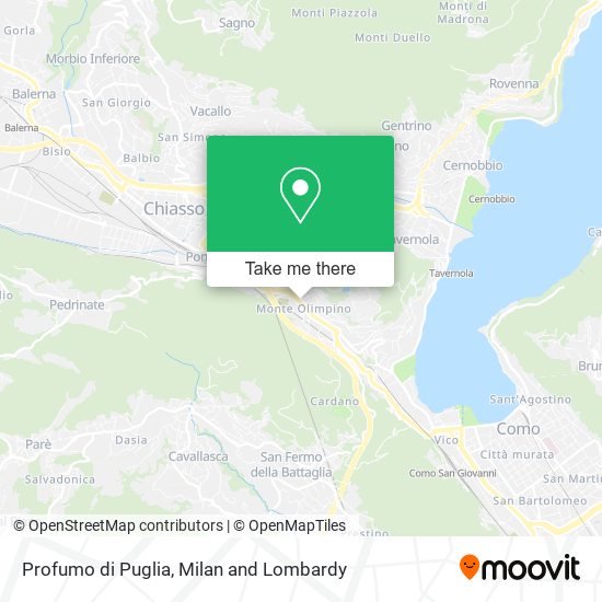 Profumo di Puglia map