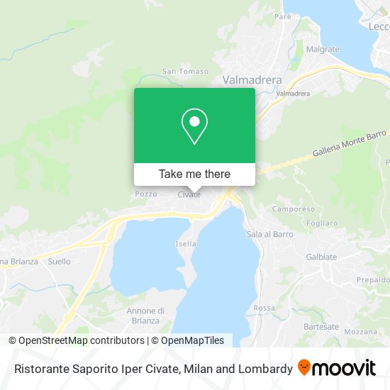 Ristorante Saporito Iper Civate map
