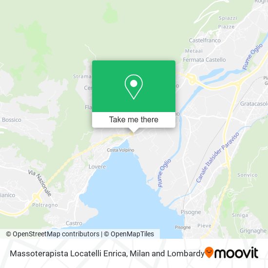 Massoterapista Locatelli Enrica map