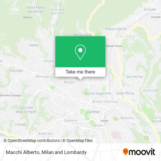 Macchi Alberto map