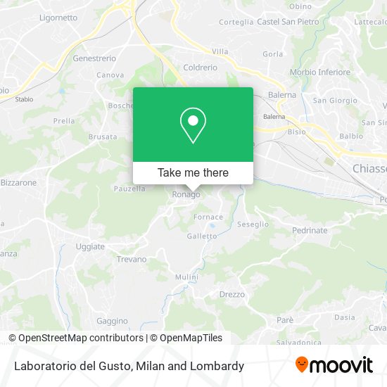 Laboratorio del Gusto map