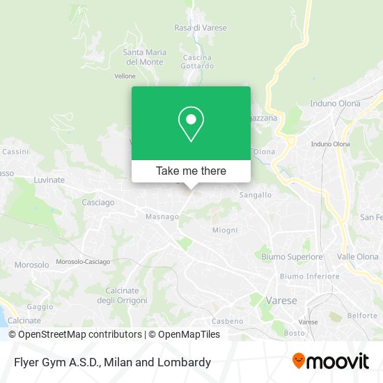 Flyer Gym A.S.D. map
