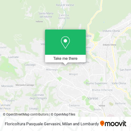 Floricoltura Pasquale Gervasini map